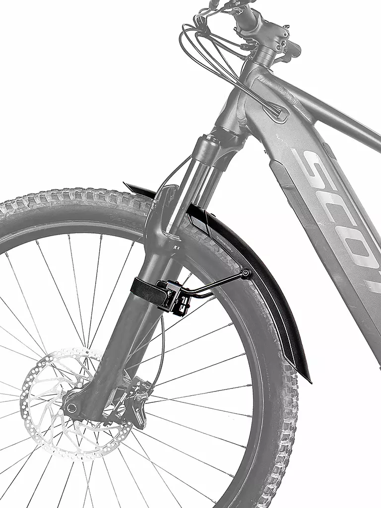 TOPEAK | MTB-Schutzblech Tetrafender M1 Vorne | Nero