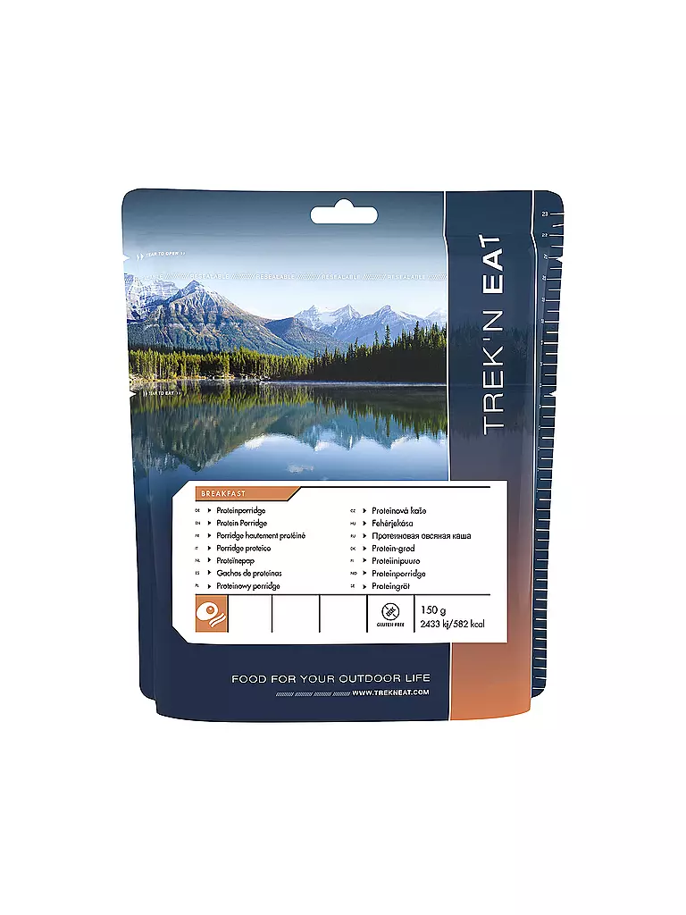 TREKN EAT | Porridge proteico Outdoorfood | Senza colore