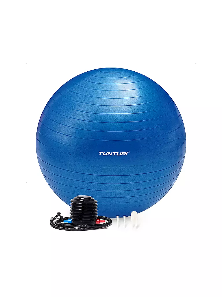TUNTURI | Palla da ginnastica anti-scoppio 75 cm | Blu