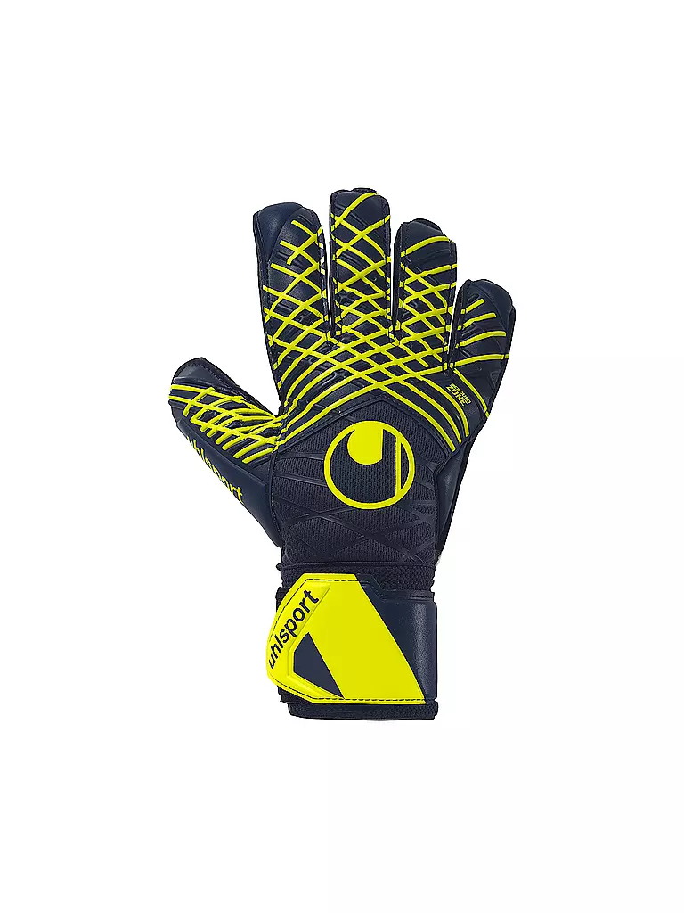 UHLSPORT | Guanti da portiere Prediction Supersoft | Blu scuro