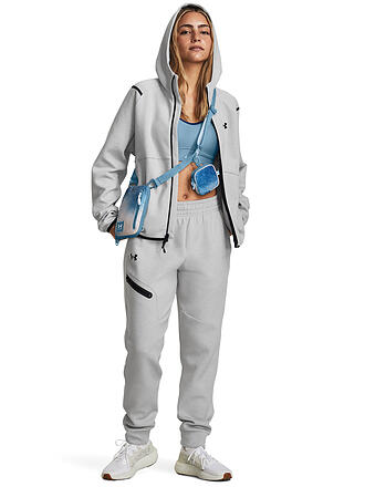 UNDER ARMOUR | Felpa con cappuccio da donna UA Unstoppable Fleece con zip integrale
