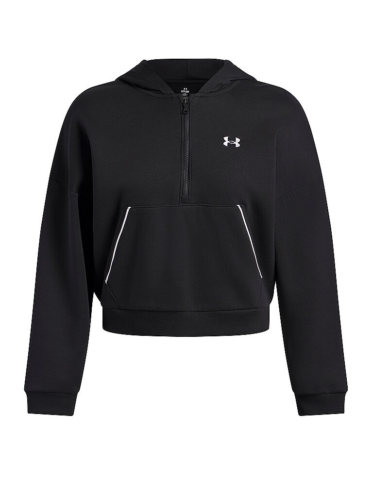 Felpa con cappuccio da donna UA Rival Fleece Piped nero M