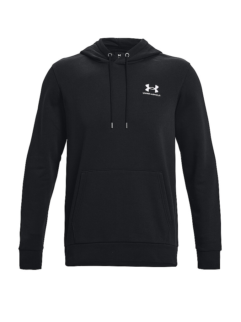Felpa con cappuccio da uomo UA Essential Fleece nero XXL