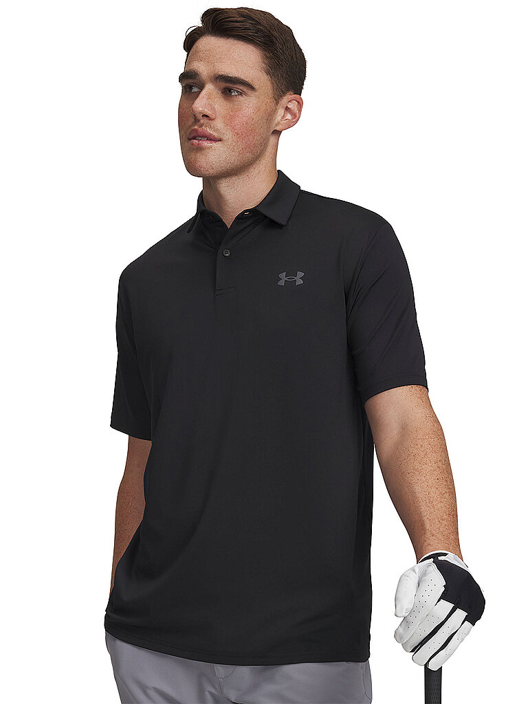 Polo da uomo UA Matchplay nero XXL