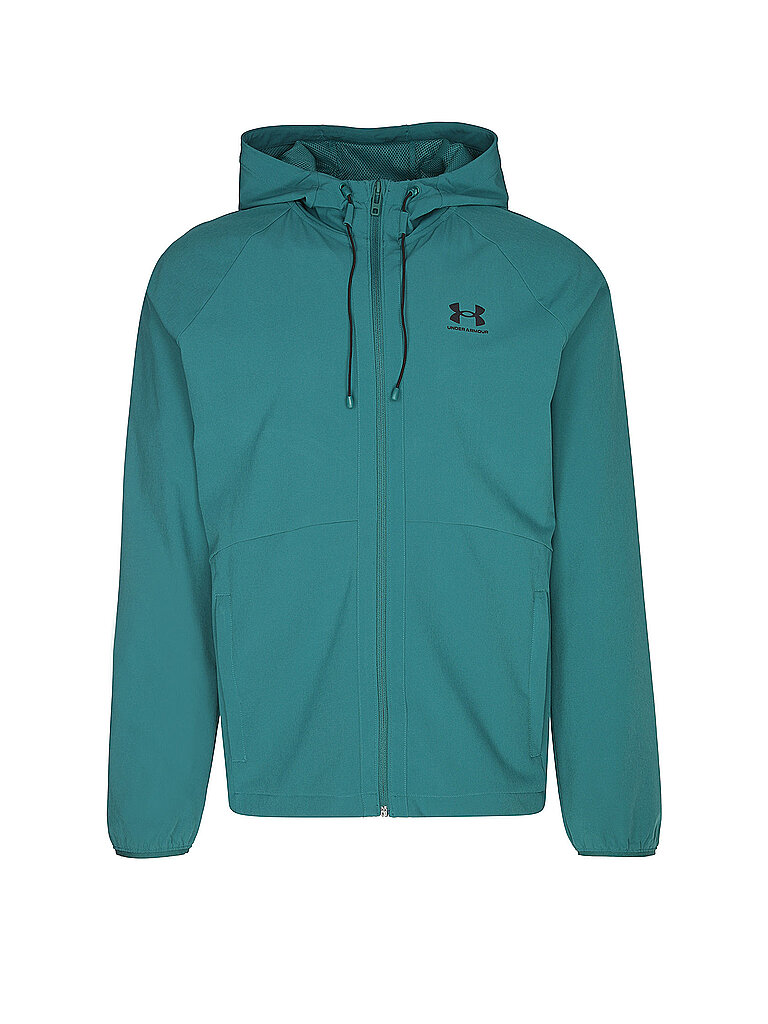 Giacca da uomo UA Windbreaker Stretch verde scuro XL