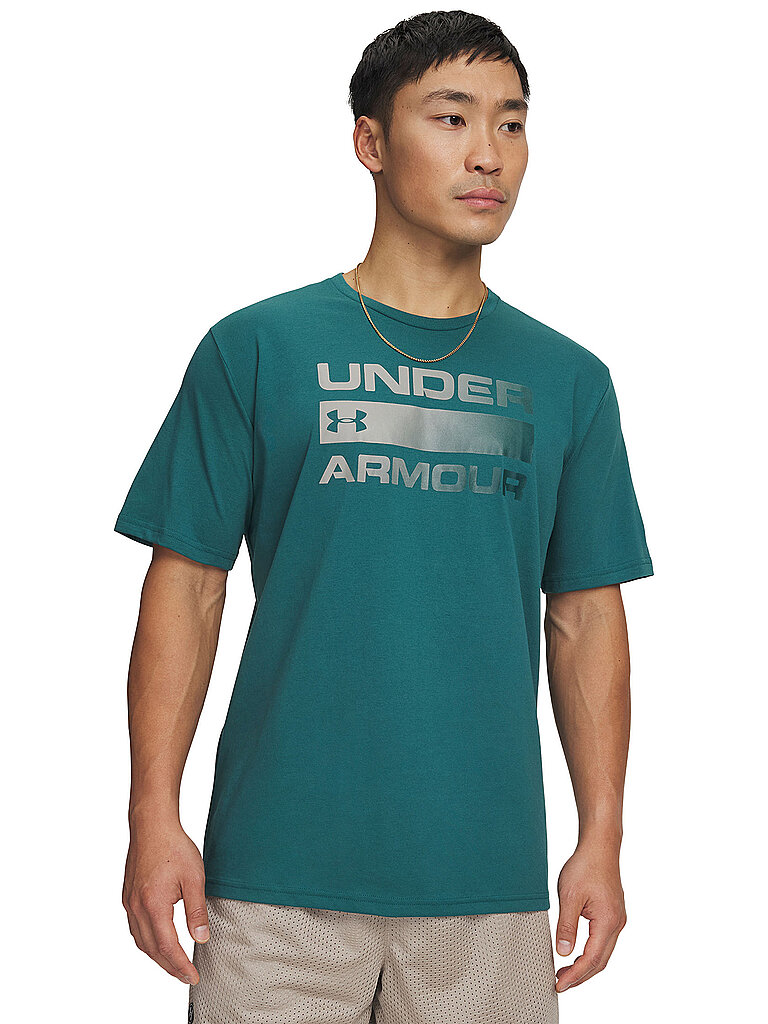 T-Shirt da uomo UA Team Issue verde scuro XXL