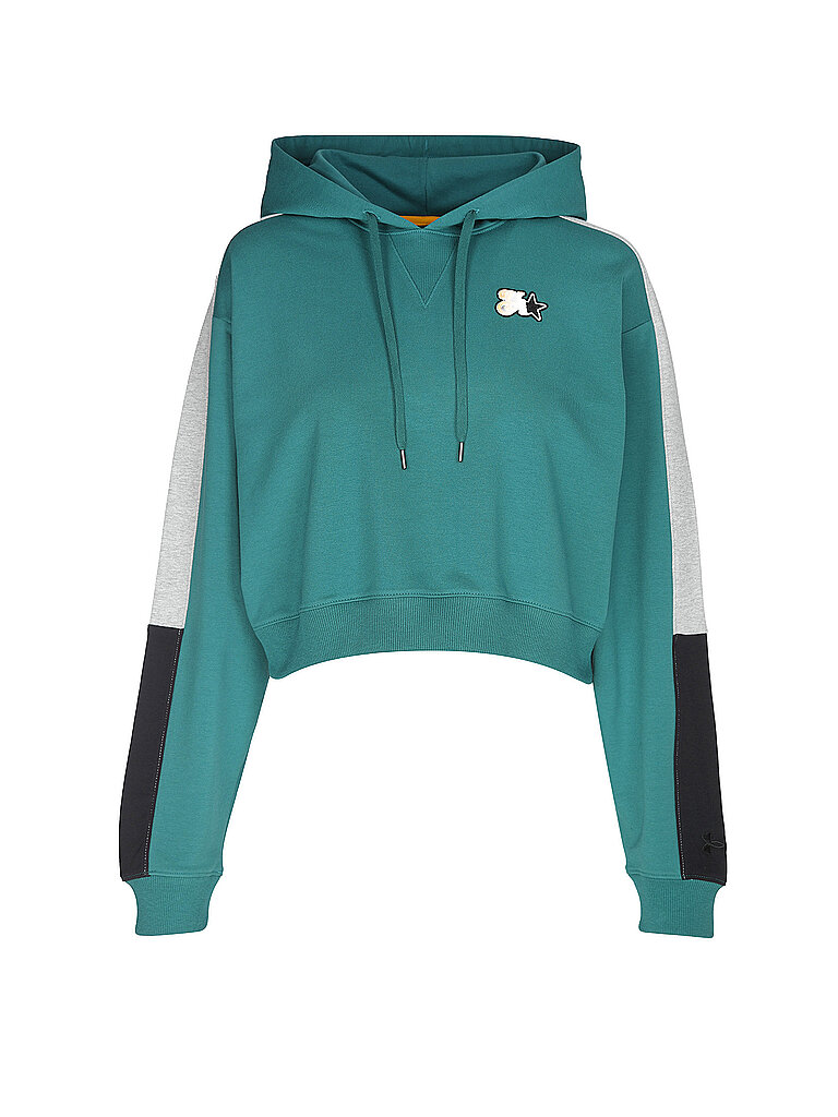 Felpa con cappuccio da donna UA Sport Terry Trend verde scuro L