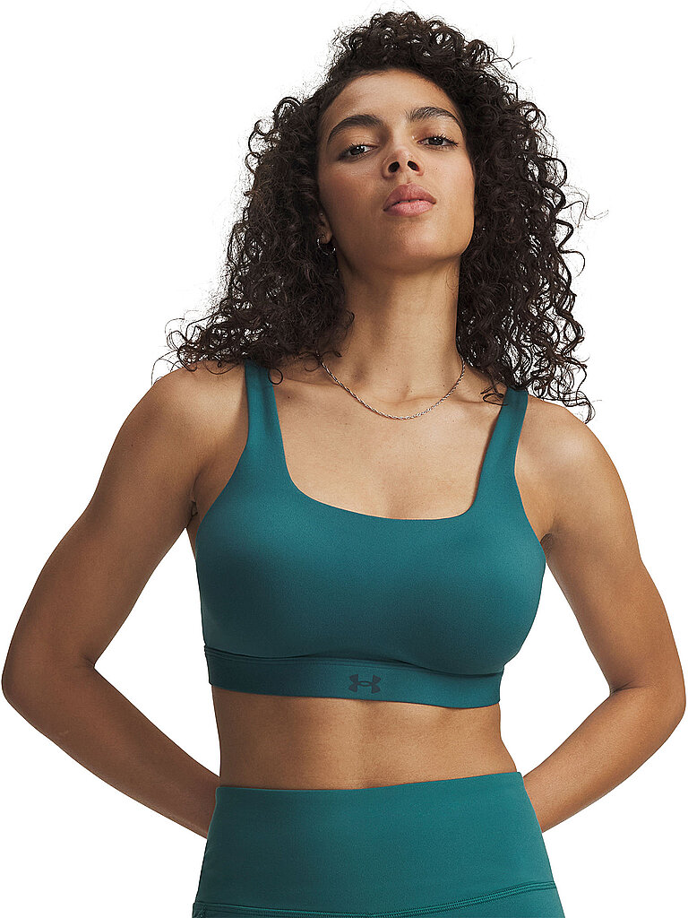 Reggiseno sportivo da donna UA Effortless High Support petrolio S (A-C)
