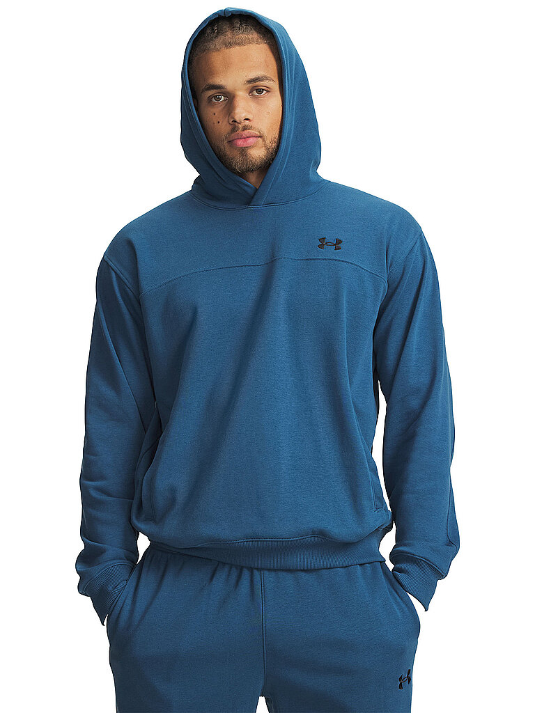 Felpa con cappuccio da uomo UA Rival Lightweight blu M