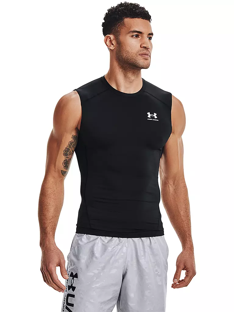 UNDER ARMOUR | Canotta da allenamento HeatGear® Armour da uomo | Nero