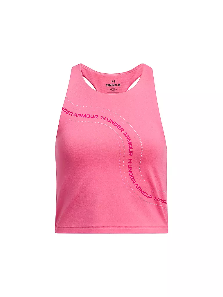 UNDER ARMOUR | Canotta fitness cropped da ragazza UA Motion Branded | Fucsia
