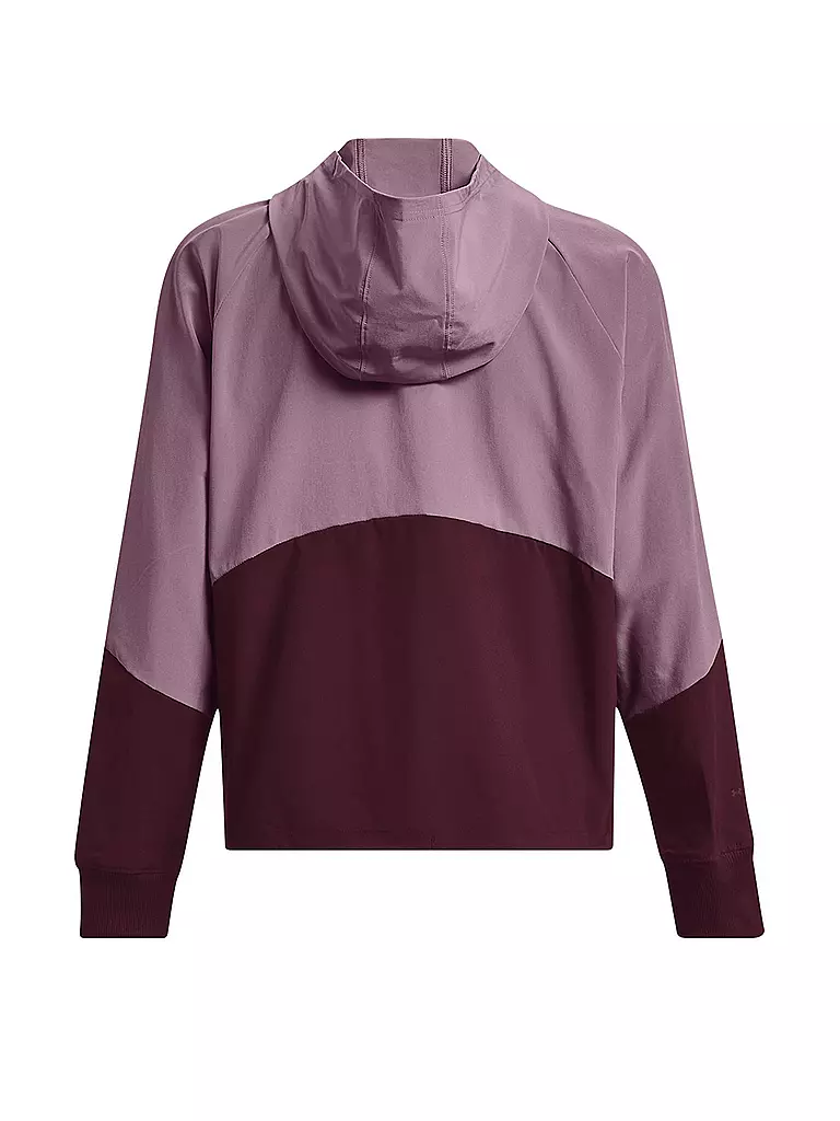 UNDER ARMOUR | Damen Fitnessjacke UA Jacke aus Webstoff mit durchgehendem Zip | Lilla