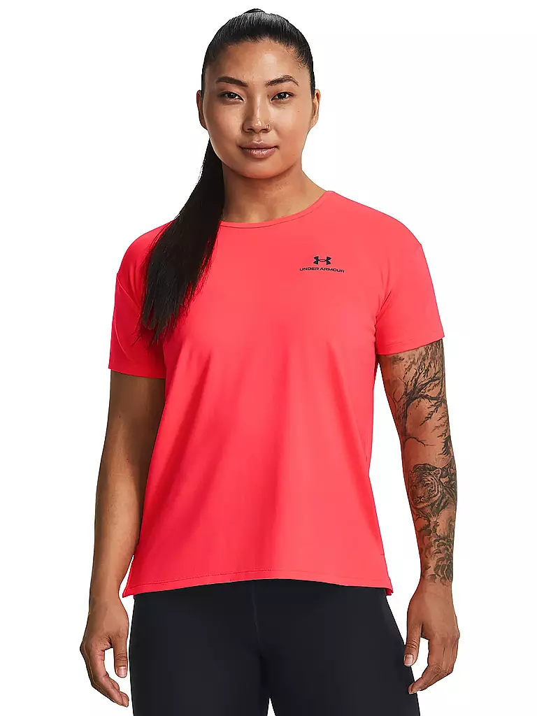UNDER ARMOUR | Damen Fitnessshirt UA Rush Energy 2.0 | Rosso