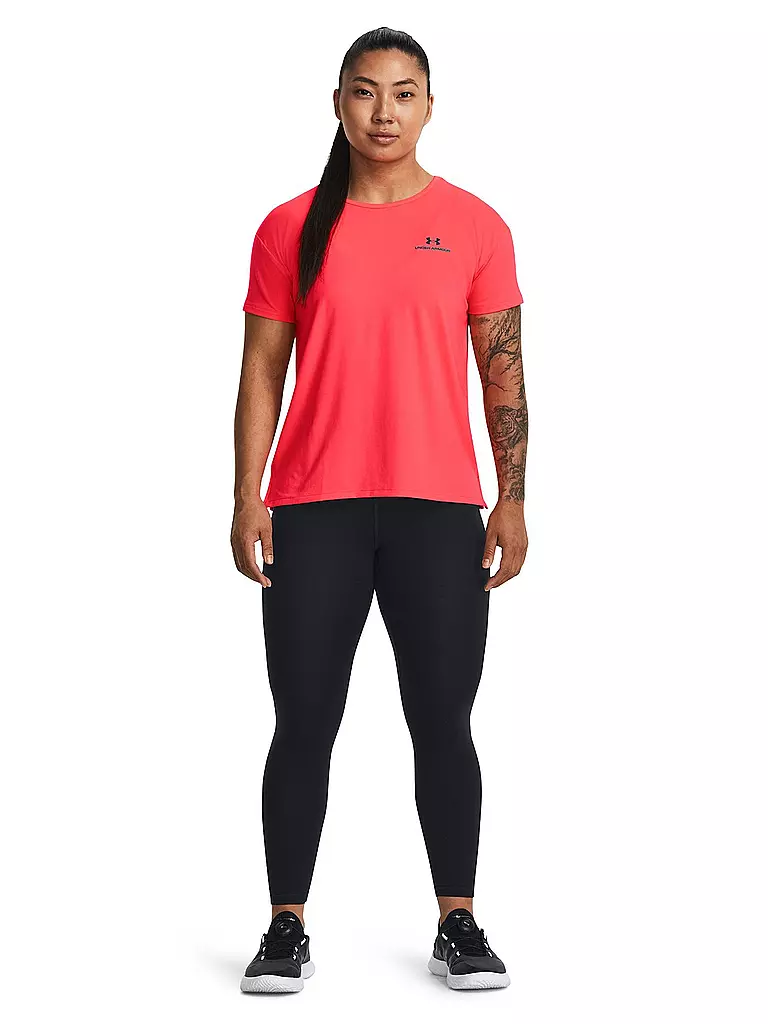 UNDER ARMOUR | Damen Fitnessshirt UA Rush Energy 2.0 | Rosso