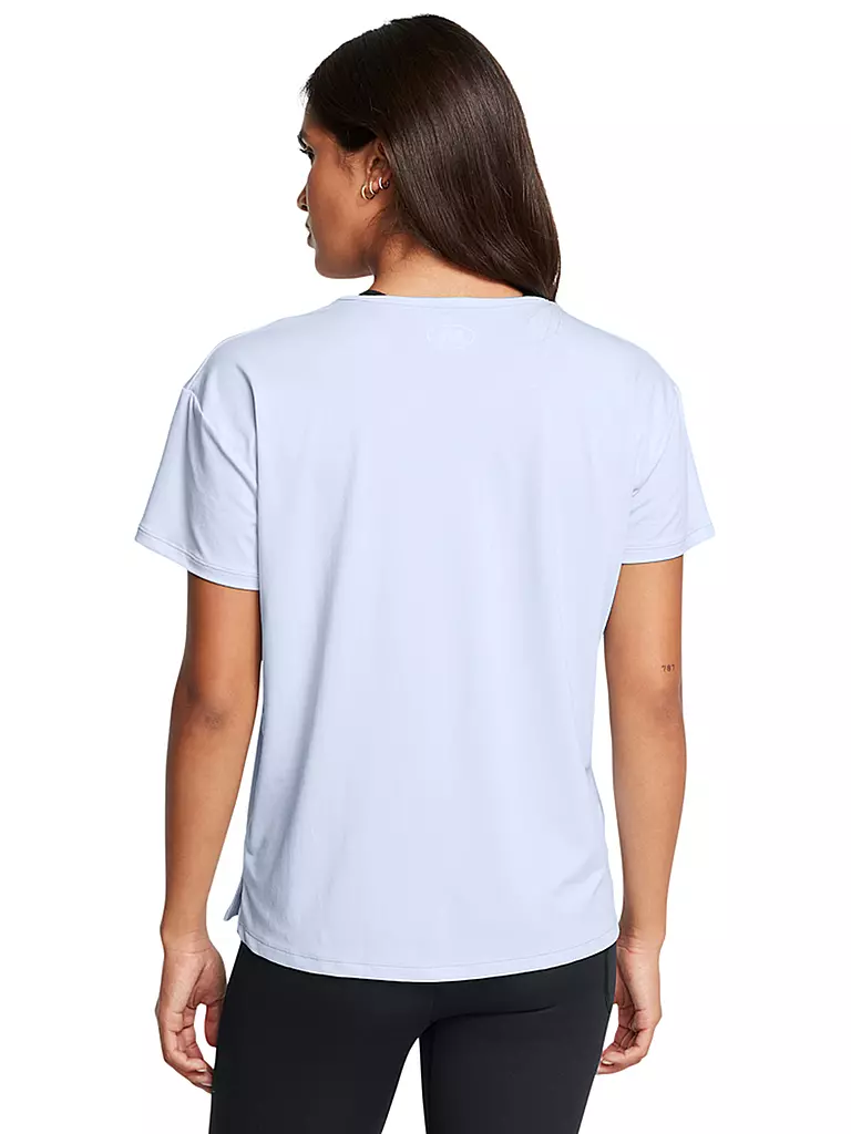 UNDER ARMOUR | Damen Fitnessshirt UA Rush Energy 2.0 | Blu chiaro