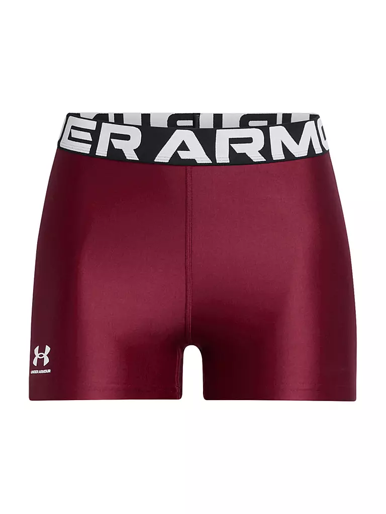 UNDER ARMOUR | Damen Fitnessshort HeatGear®  | Rosso scuro
