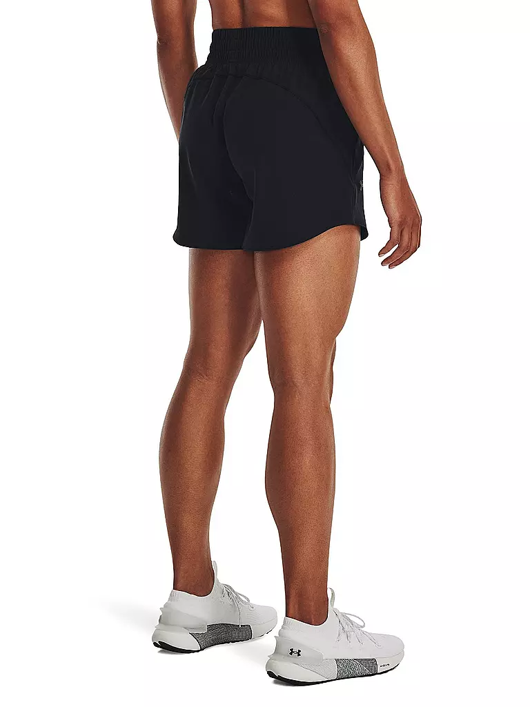 UNDER ARMOUR | Damen Fitnessshort UA Flex Woven 5" | Nero