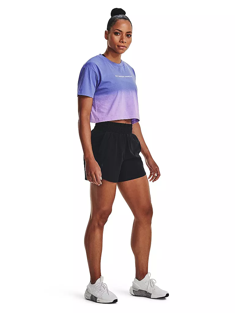 UNDER ARMOUR | Damen Fitnessshort UA Flex Woven 5" | Nero
