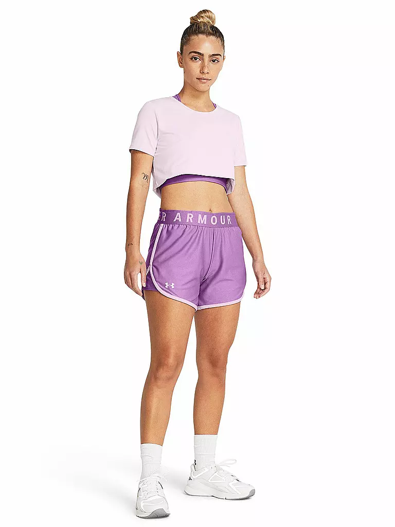 UNDER ARMOUR | Damen Fitnessshort UA Play Up 5" | Lilla