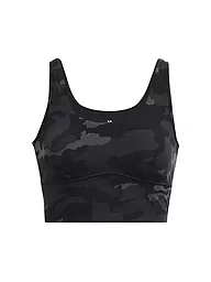 UNDER ARMOUR | Damen Fitnesstank  UA Meridian Fitted Printed Crop | Nero