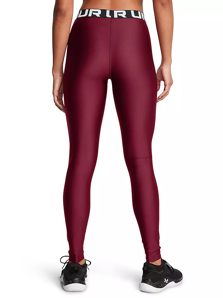 UNDER ARMOUR | Damen Fitnesstight HeatGear® Authentics | Rosso scuro