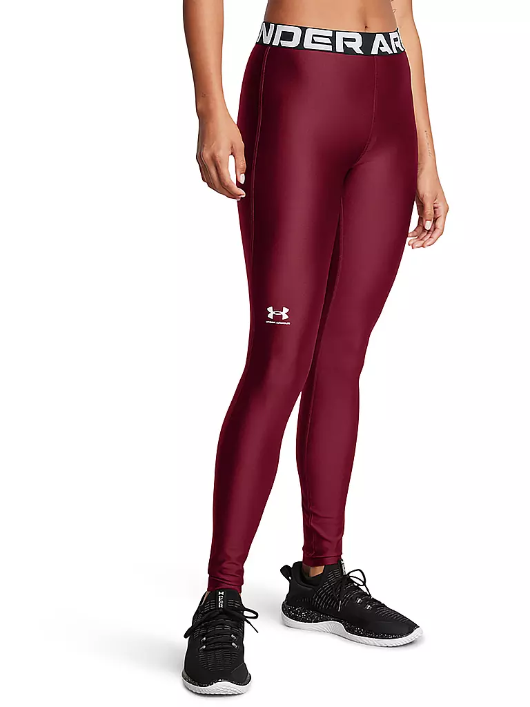 UNDER ARMOUR | Damen Fitnesstight HeatGear® Authentics | Rosso scuro