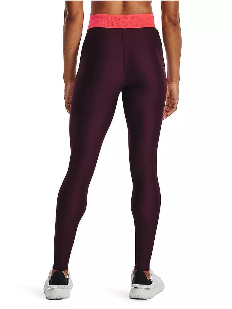 UNDER ARMOUR | Damen Fitnesstight HeatGear® | Rosso scuro
