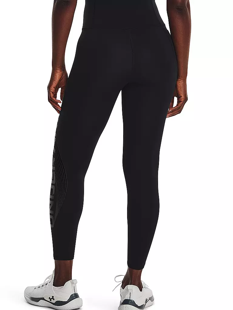 UNDER ARMOUR | Damen Fitnesstight UA Motion Branded Ankle Leg | Nero