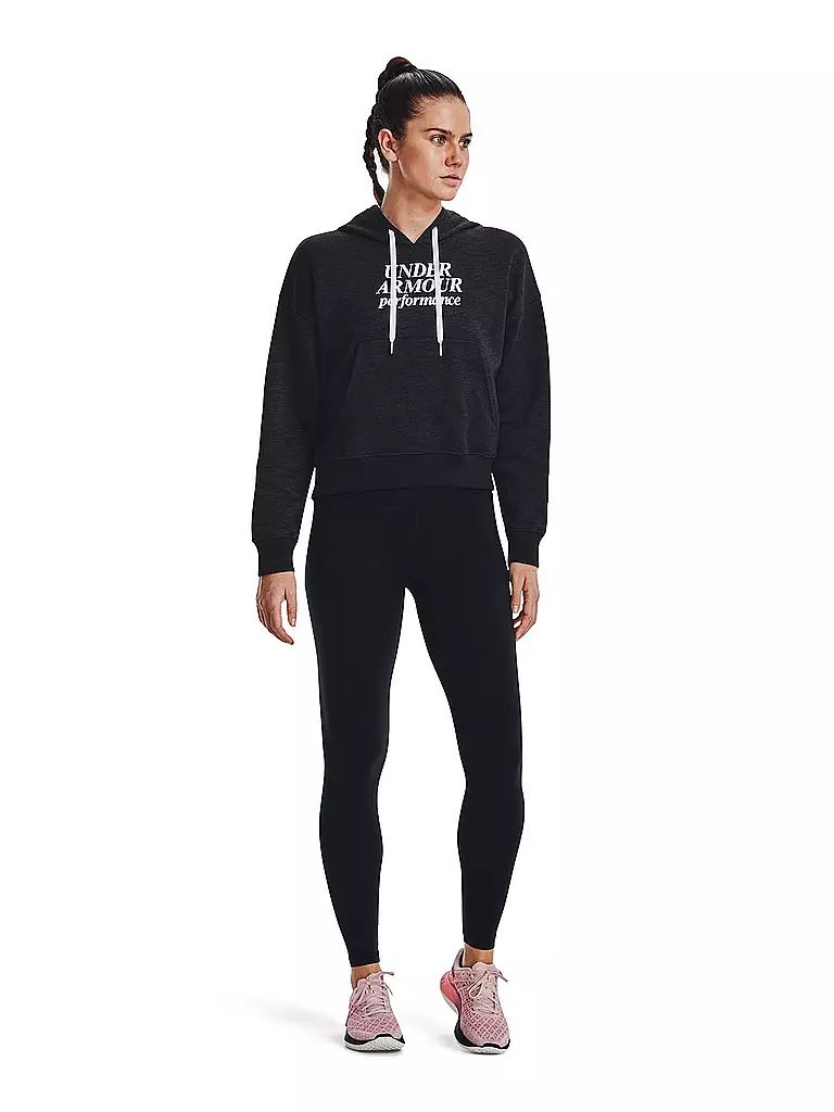 UNDER ARMOUR | Damen Hoodie UA Recovery Fleece mit Schriftzug | Grigio