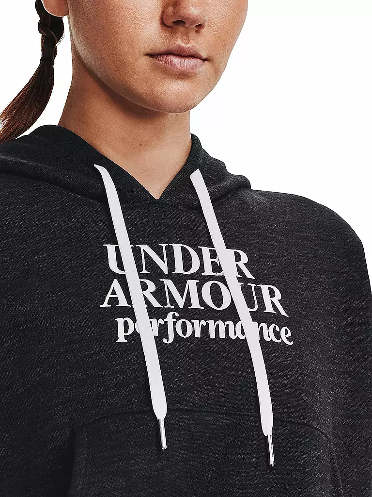 UNDER ARMOUR | Damen Hoodie UA Recovery Fleece mit Schriftzug | Grigio