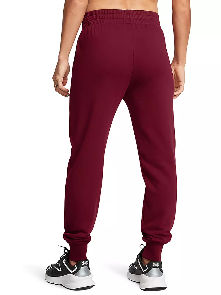 UNDER ARMOUR | Damen Jogginghose UA Rival Fleece | Rosso scuro