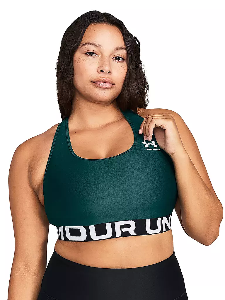 UNDER ARMOUR | Damen Sport-BH HeatGear® Armour Medium Support | Petrolio