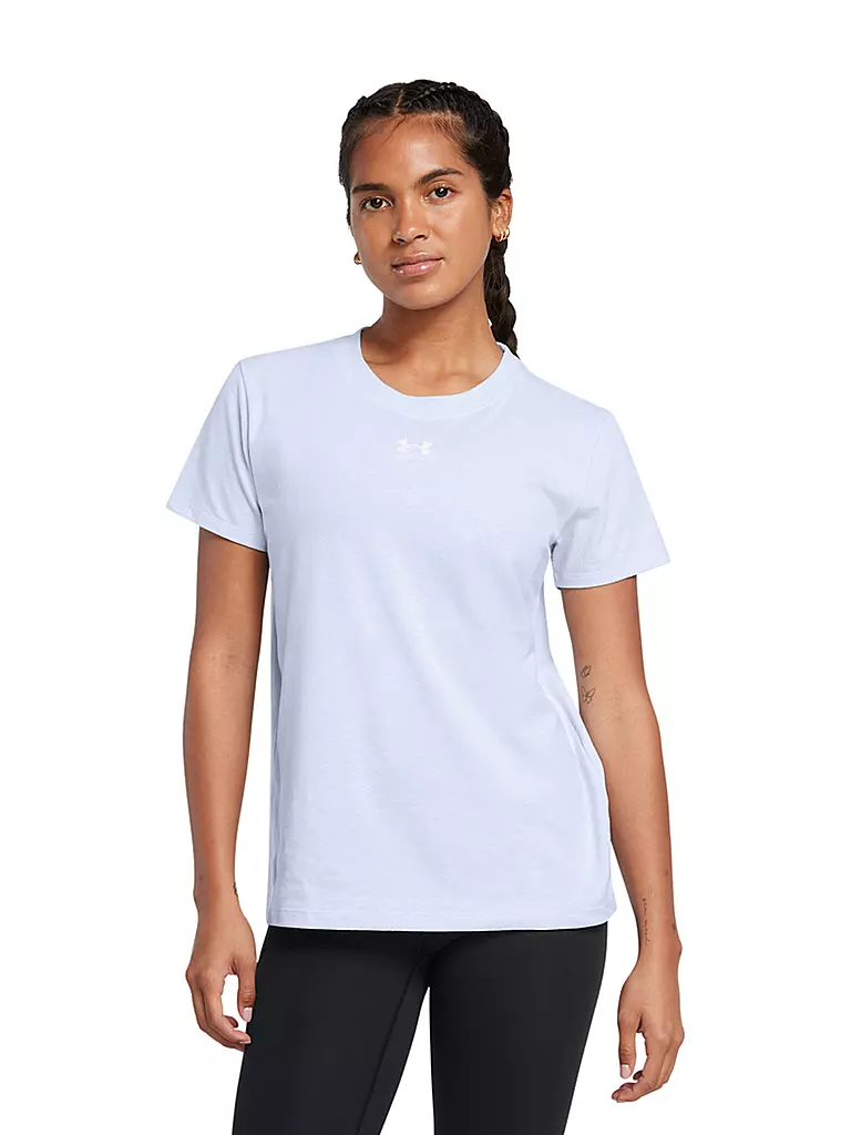 UNDER ARMOUR | Damen T-Shirt UA Off Campus Core  | Blu chiaro