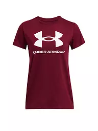 UNDER ARMOUR | Damen T-Shirt UA Sportstyle Grafik | Rosso scuro