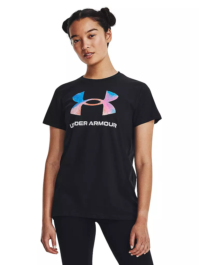 UNDER ARMOUR | Damen T-Shirt UA Sportstyle Grafik | Nero