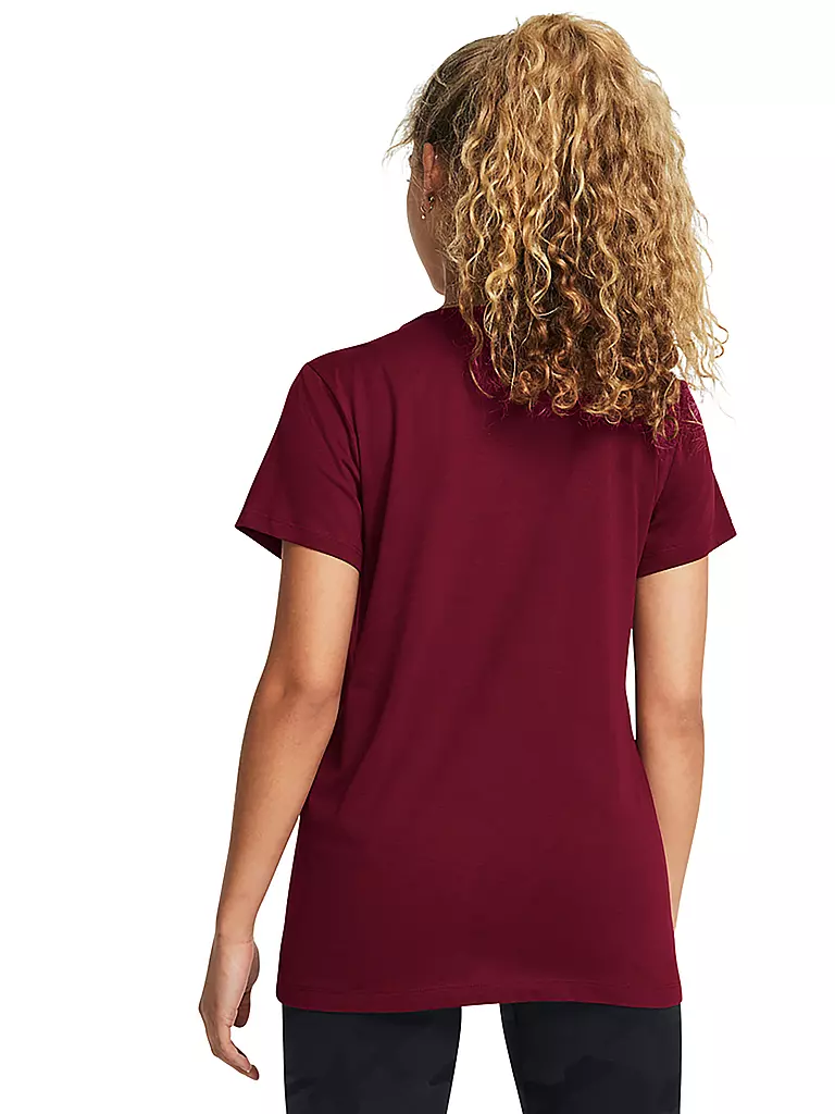 UNDER ARMOUR | Damen T-Shirt UA Sportstyle Grafik | Rosso scuro