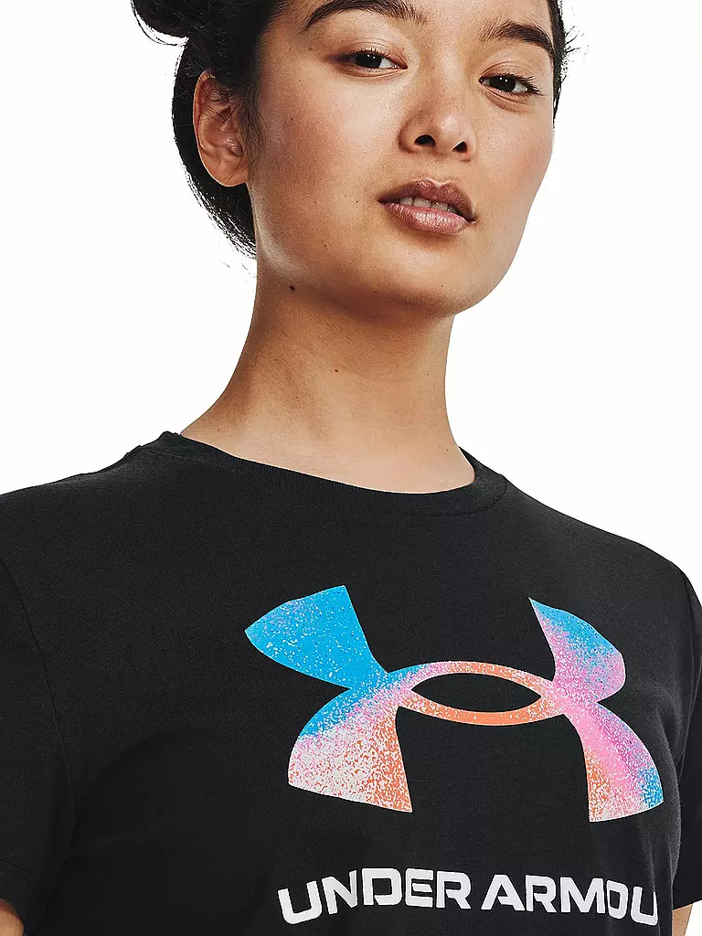 UNDER ARMOUR | Damen T-Shirt UA Sportstyle Grafik | Nero