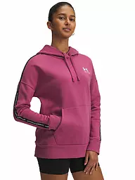 UNDER ARMOUR | Felpa con cappuccio da donna UA Icon Fleece Taped | Bacca