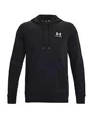 UNDER ARMOUR | Felpa con cappuccio da uomo UA Essential Fleece | Nero