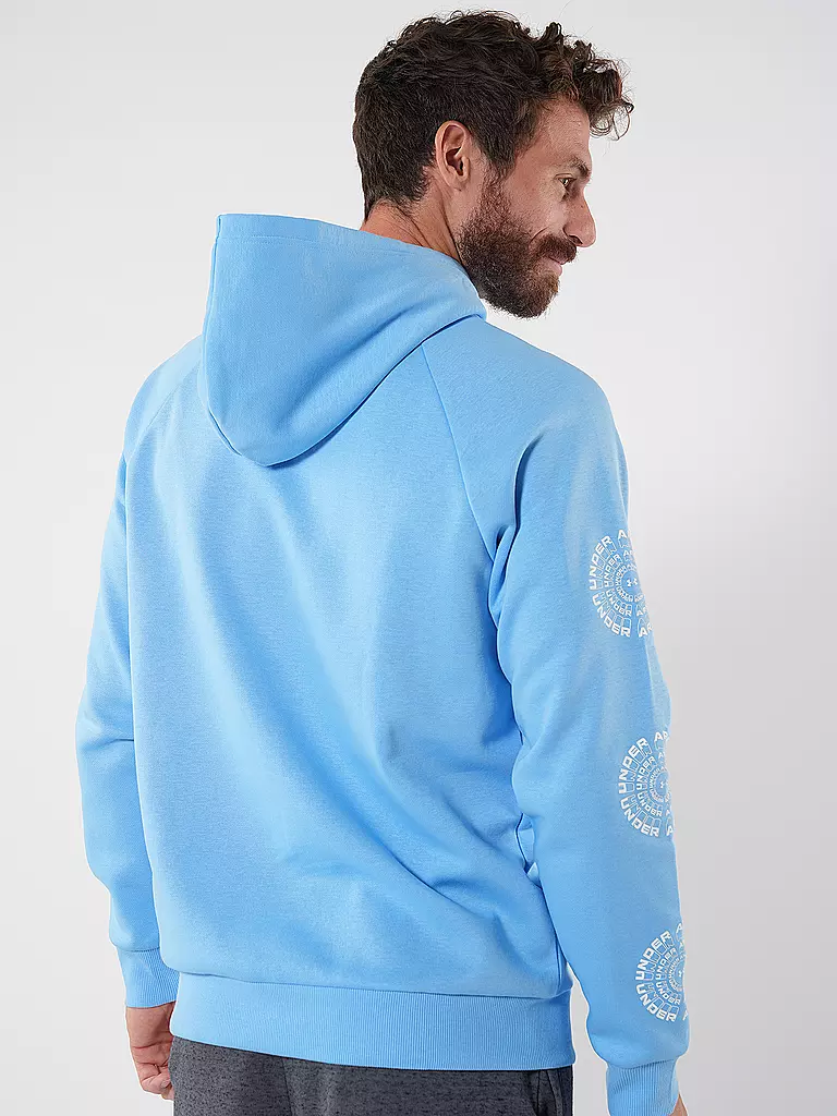UNDER ARMOUR | Felpa con cappuccio da uomo UA Rival Fleece High Brand Read Logo |