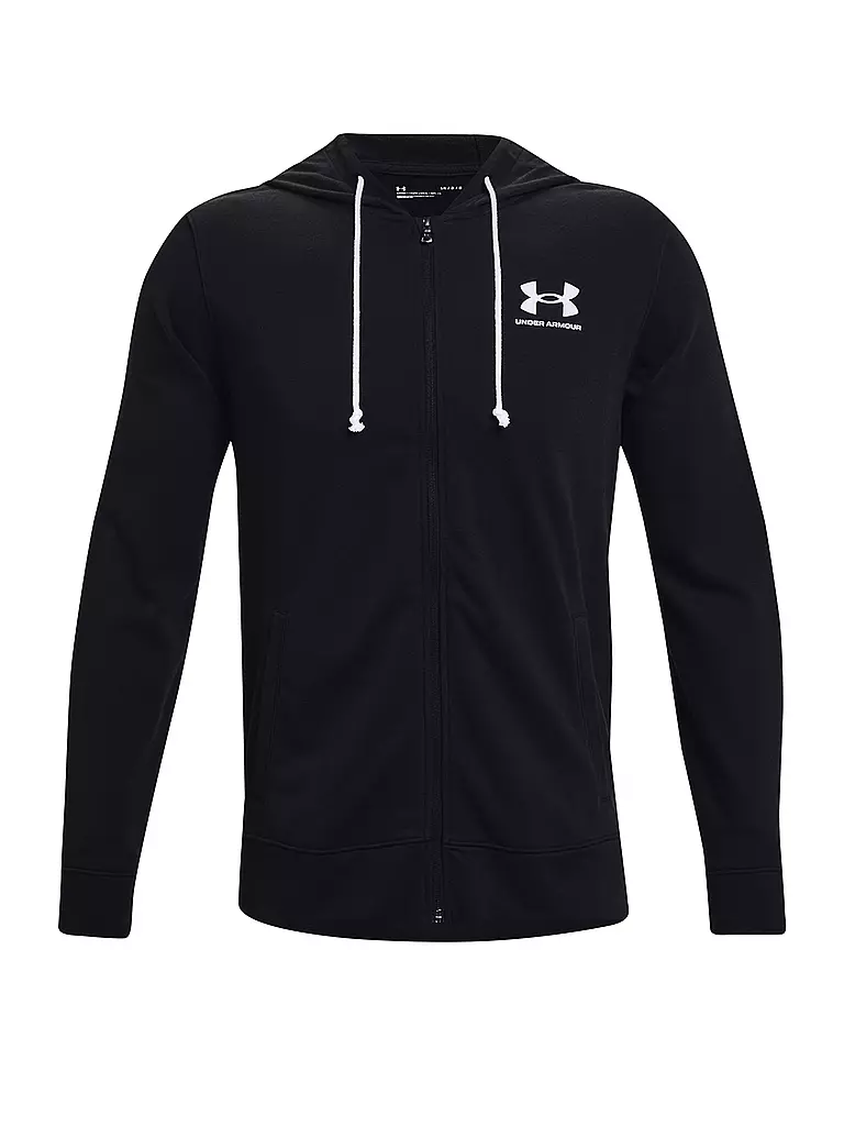 UNDER ARMOUR | Felpa con cappuccio da uomo UA Rival Terry | Nero