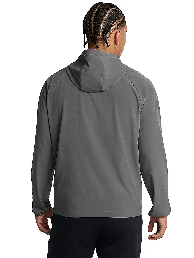 UNDER ARMOUR | Giacca da uomo UA Windbreaker Stretch | Grigio