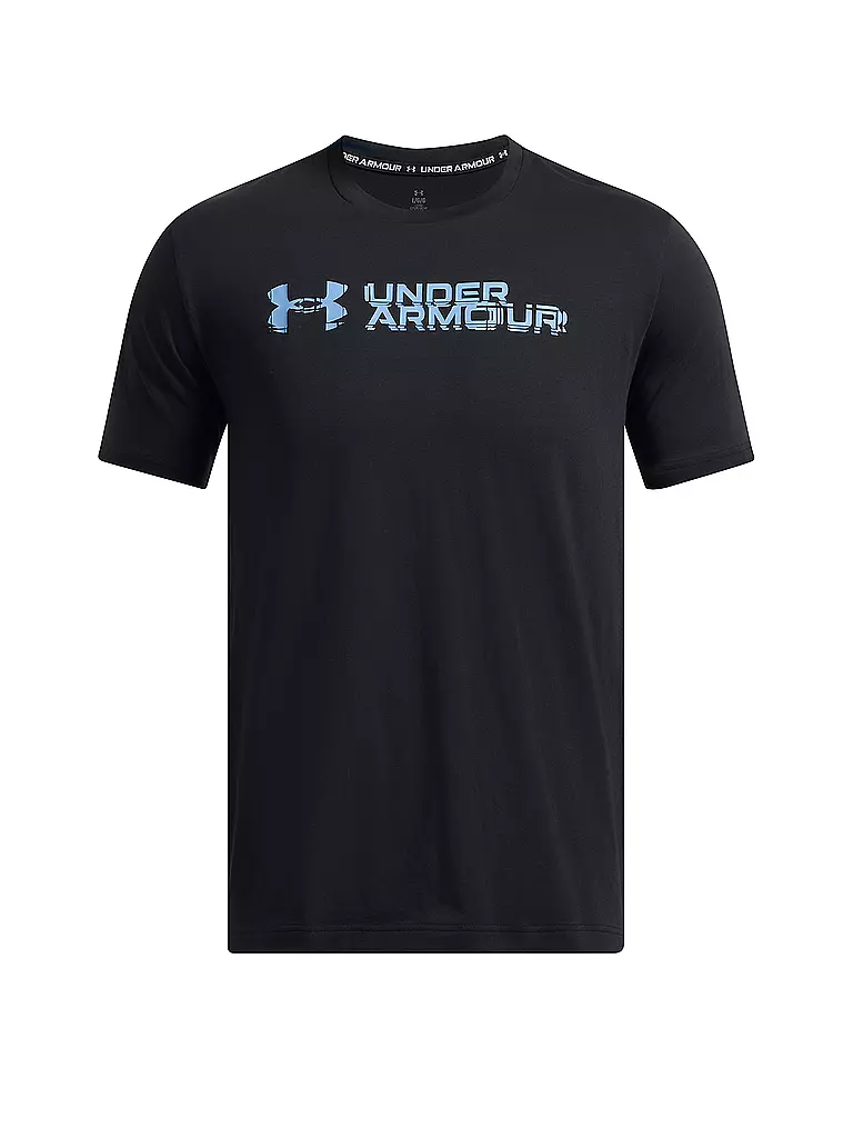 UNDER ARMOUR | Herren -Shirt Sliced Wordmark | Nero