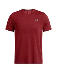 UNDER ARMOUR | Maglietta da fitness da uomo UA Seamless Stride | Rosso scuro