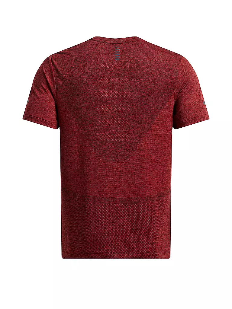 UNDER ARMOUR | Herren Fitnesshirt UA Seamless Stride | Rosso scuro