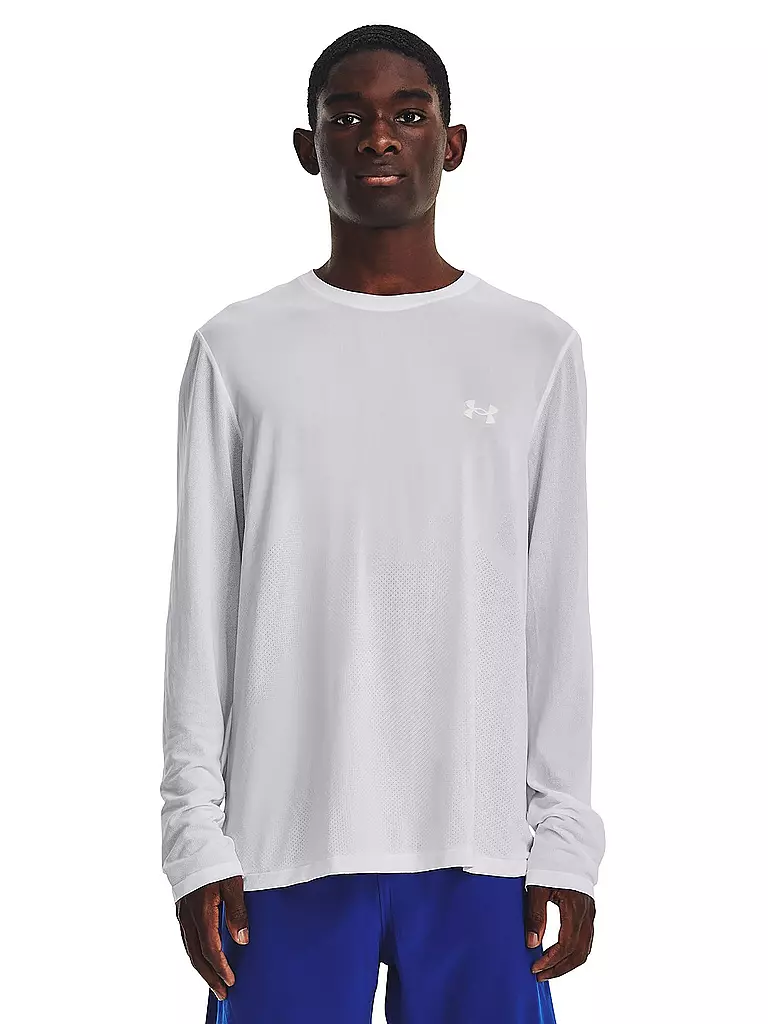 UNDER ARMOUR | Herren Fitnessshirt UA Seamless Stride | Bianco