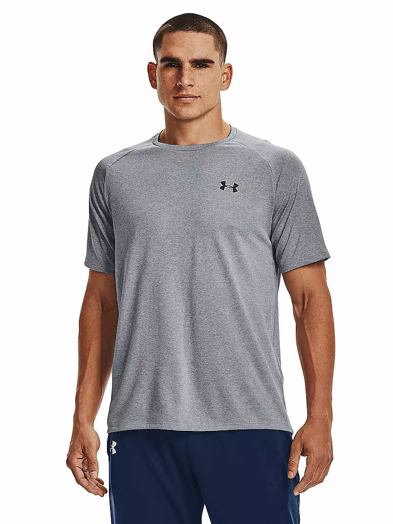 UNDER ARMOUR | Herren Fitnessshirt UA Tech™ 2.0 | Grigio chiaro
