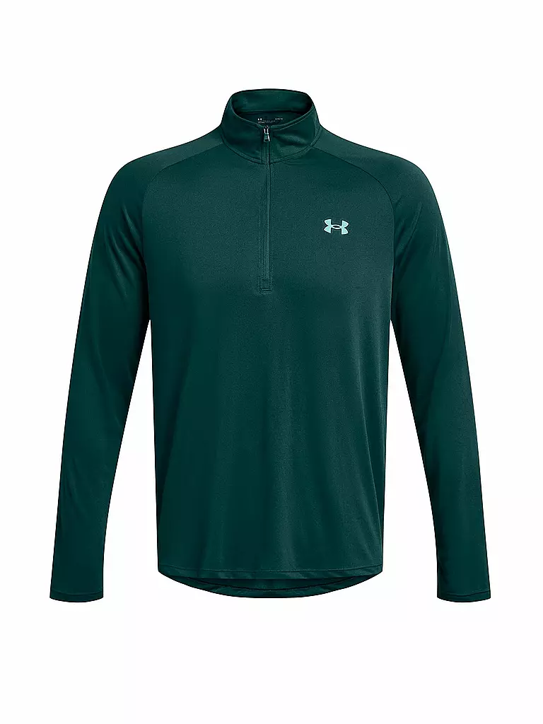 UNDER ARMOUR | Herren Fitnessshirt UA Tech™ Shirt mit ½-Zip | Petrolio