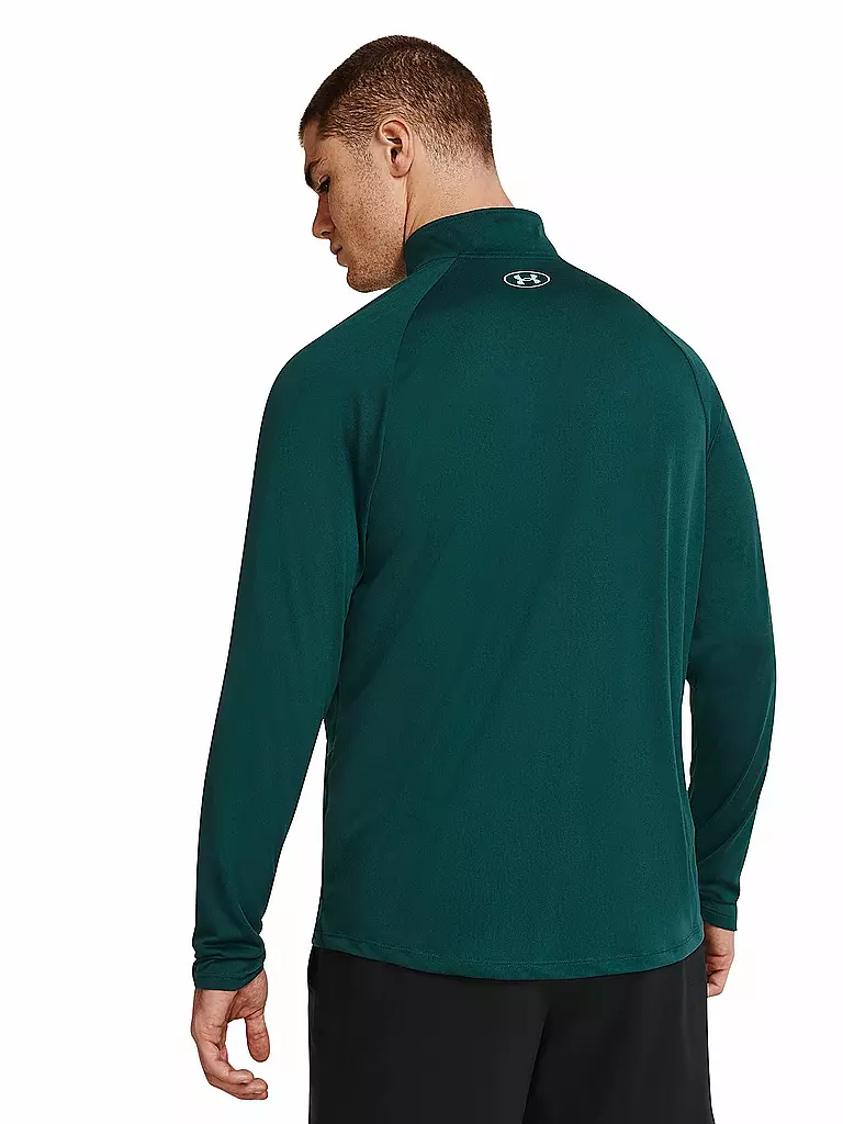 UNDER ARMOUR | Herren Fitnessshirt UA Tech™ Shirt mit ½-Zip | Petrolio