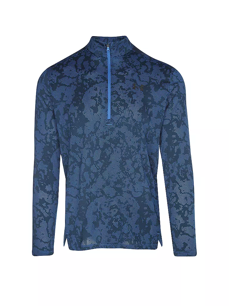 UNDER ARMOUR | Herren Fitnessshirt UA Tech™ Vent Geode mit ½ Zip | Blu scuro